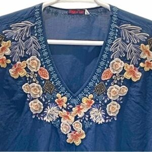 JOHNNY WAS FLORAL DRESS - SZ L